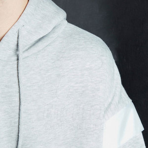 Couleur unie 100% coton hommes sweats à capuche surdimensionnés hiver léger respirant polaire tissu de haute qualité - Product Image 6