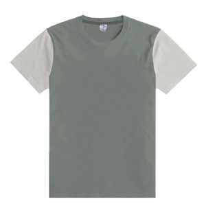 Camiseta de poliéster y algodón pima para hombre, ropa lisa de gran tamaño con logotipo, a la medida, barata, venta al por mayor - Product Image 1