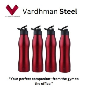 Vente à forte demande : Bouteille d'eau Flora en acier inoxydable de 750 ml, colorée, à prix abordable, « Boire durablement avec style » - Product Image 2