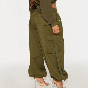 Conjunto Deportivo de Felpa al por Mayor, Sudadera Cálida y Pantalones Jogger, Chándal Informal Holgado, Sudadera Corta y Pantalones - Product Image 5