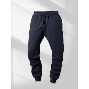 กางเกงชิโนผ้าแคนวาสลำลองระดับพรีเมียม แฟชั่นทันสมัยสำหรับผู้ชาย ดีไซน์ทันสมัย เป็นมิตรกับสิ่งแวดล้อม ระบายอากาศได้ดี ปิดด้วยเชือกผูก 100% - Product Image 1