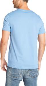 Camiseta Casual de Color Sólido para Hombre, Más Vendida, Tejida a Medida, Suave, Cómoda, de Algodón, Precio Económico al por Mayor - Product Image 5