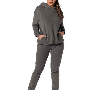 Vêtements de sport à bas prix Survêtement surdimensionné pour femmes Prix de gros Entraînement Jogging Vêtements de sport Survêtement - Product Image 4