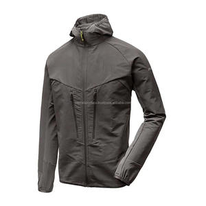 Wholesale Casual Streetwear Windbreaker Jacket Stand Front Winter Breathable Eco-Friendly Zipper <b>Hoodie</b> Running Sports Hot Sale - Product Image 3