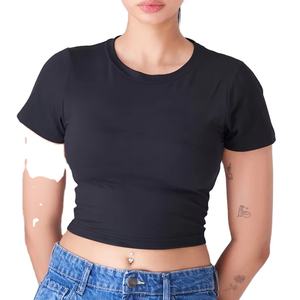 Top Corto para Mujer de Secado Rápido, Alta Calidad, Diseños Más Demandados, Ligero, Top Corto de Moda para Mujer a Precio Razonable - Product Image 1