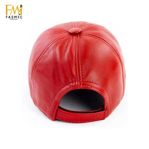 หมวกเบสบอล6แผงคลาสสิกสำหรับผู้ชาย2025แฟชั่นคลาสสิกฤดูหนาวพร้อมหมวกหนังแท้100% - Product Image 3