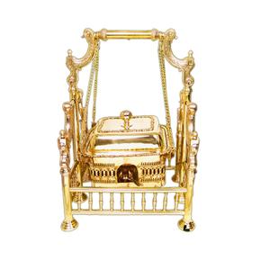 Brass Metal Rounded Chafing Dish With Handle <b>Buffet</b> Casseroles Serving Chafing Dish Gold Plated Finishing Chafing Dish - Product Image 4