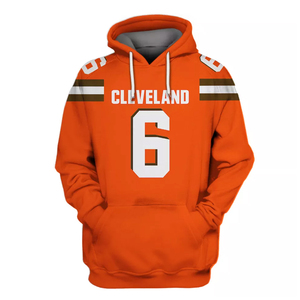 Bán buôn tùy chỉnh đội bóng đá mỹ tên cầu thủ và số thể thao Mặc Áo Hoodie - Product Image 6