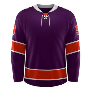 Maillot de hockey sur glace personnalisé moderne pour les équipes de jeunes, design graphique sublimé, maillot de hockey sur glace en gros - Product Image 5