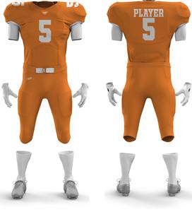 Uniformes de football américain personnalisés de qualité supérieure, sublimés, respirants, à séchage rapide, en sergé, avec broderie, pour équipes et clubs, incluant - Product Image 1