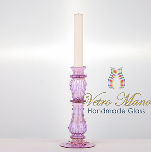 Bougeoir en verre fait à la main - Product Image 1