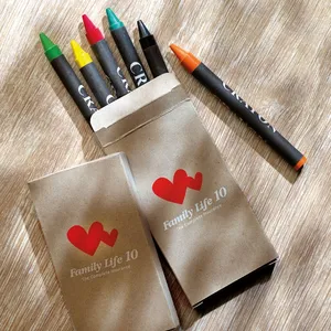 BRABO Set di 6 Pastelli Personalizzati, Gadget Creativi per Divertimento e Creatività! - Product Image 2