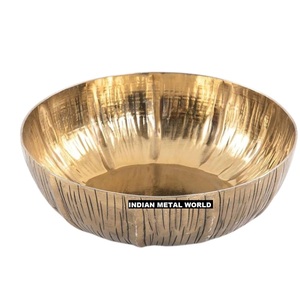 Tazón de Chocolate de Lujo para Servir Postres en Hoteles, Tazón de Metal Dorado de Alta Calidad para Servir Chocolate, Tazón para Servir Postres en Bodas - Product Image 2