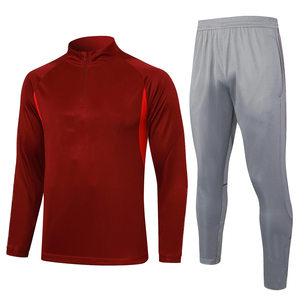 Chándal de entrenamiento para hombre, ropa de gimnasio, traje de entrenamiento de fútbol personalizado de 2 piezas, trajes de compresión Fitness de manga larga al por mayor - Product Image 1