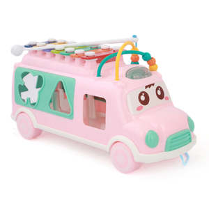 Autobús Colorido y Alegre con Instrumento Musical - Rosa - Product Image 2