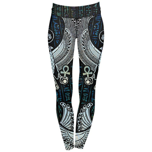 Leggings Deportivos de Cintura Alta para Mujer, Pantalones de Fitness Tejidos para Yoga, Antibacterianos y Transpirables, Spandex/Poliéster - Product Image 2