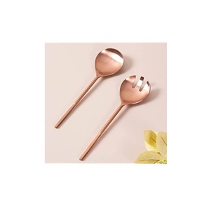 Serveur de salade de luxe pour servir la salade, nouveau Design de couverts, nouveaux couverts en métal, cuillère et fourchette, Offre Spéciale - Product Image 3
