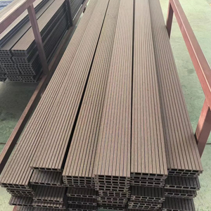 Ngoài trời <span class=keywords><strong>WPC</strong></span> lồng vào nhau gạch lát sàn decking Rắn Gỗ nhựa <span class=keywords><strong>composite</strong></span> tếch sàn boong - Product Image 5