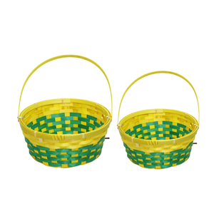 Cestas de Pascua de bambú de producto superior: la mezcla perfecta de encanto rústico y alegría festiva con alta calidad - Product Image 1