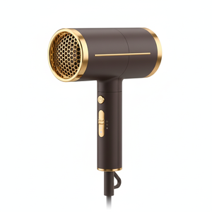 Sèche-cheveux ionique professionnel pliable 3 en 1 avec moteur BLDC 1500W pour les voyages d'affaires, l'hôtellerie, compact, portable, diffuseur - Product Image 1