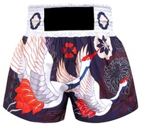 Shorts de Muay Thai / Shorts de Kickboxing MMA / Shorts Thaïlandais Personnalisés - Extensibles, Légers, 100% Polyester, Unisexe, Vêtements de Combat pour Adultes