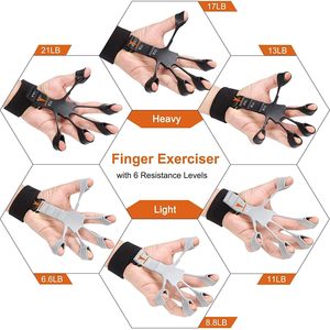Silicone Tay Grip Enhancer Ngón Tay Exerciser Và Ngón Tay Cáng Leo Núi Grip Sức Mạnh Huấn Luyện Viên Để Làm Giảm Viêm Khớp - Product Image 6