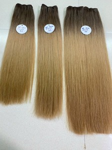 Top qualité meilleure vente vente en gros couleur tissage de cheveux paquets de cheveux vierges crus Extensions de cheveux 100% cuticule torsadée - Product Image 6
