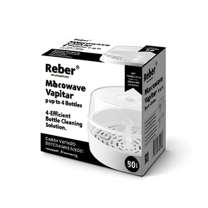 Reer <b>Microwave</b> Vapostar for up to 4 Bottles Pack Size 4-Efficient Bottle Cleaning Solution - Product Image 3