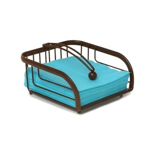 Elegant handcrafted metal wire <b>tissue</b> <b>holder</b> for home bathroom and <b>kitchen</b> with stylish durable and modern wire design - Product Image 6