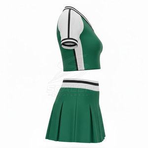 Uniforme de cheerleading sur mesure, couleur et design personnalisés, pour activités de plein air et entraînements en salle, pour une utilisation durable. - Product Image 4