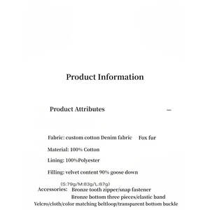 Parka de Invierno para Mujer Fireladyfur, 90% Plumón de Ganso, Cuello de Piel de Zorro, Estilo Retro Casual Urbano, Tejido Resistente al Viento - Product Image 6