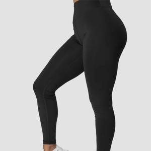 กางเกงรัดรูปเอวสูงของผู้หญิง - สวมใส่สบายและยืดได้ เหมาะสําหรับโยคะ ยิม และชุดลําลอง - Product Image 4