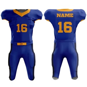 Uniforme de football américain pour hommes de haute qualité conçu sur mesure dernier style unisexe équipe porter des techniques imprimées pour une utilisation sportive - Product Image 4