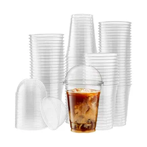 Venta caliente Pet Cups Plastic32Oz Vaso de plástico con tapa Vaso de plástico con asa al mejor precio