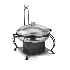 Équipement alimentaire de qualité durable Chauffe-plats en métal Chauffe-plats pour buffet Chauffe-plats Casseroles isolées Plats de service - Product Image 5