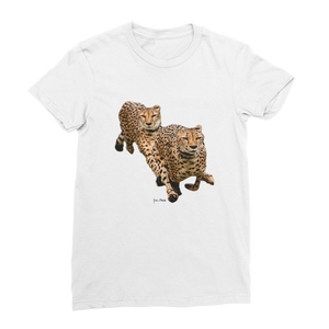 Camiseta Premium Transpirable para Mujer Cheetah Brothers, Corte Holgado, Tallas XS S XL XXS, Impresión Digital - Product Image 2