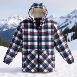 Dalory <b>Navy</b> Checkered SCHEIBLER Thermal Jacket Size M Winter Sports <b>Accessories</b> - Product Image 3