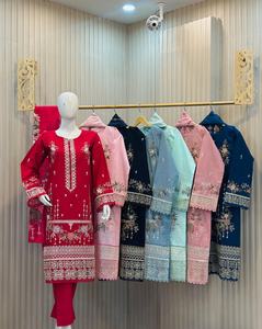 Ssumaira's Women Shalwar Kameez Pakistani & Indian 3 piezas cosido Anarkali vestidos para fiesta - Product Image 5