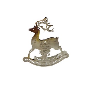 Moderno Metal colgante Reno adornos de Navidad árbol decorativo colgante vacaciones fiesta festiva decoración del hogar Accesorios - Product Image 3