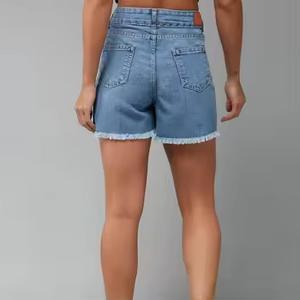 Pantalones Cortos de Mezclilla Casuales para Hombre, de Alta Calidad, 100% Algodón, Secado Rápido, Ligeros / Venta al Por Mayor, Nuevo 2025 - Product Image 5