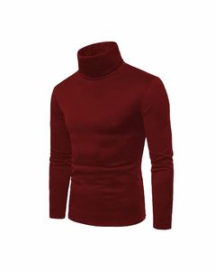 Fabricant fournissant 250g 100% coton T-shirt surdimensionné couleur personnalisée solide vierge T-shirt à col roulé pour hommes - Product Image 5