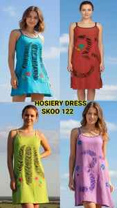 Nuevo Vestido Boho de Alta Costura con Diseños Florales Multicolores, Transpirable, Ecológico, Lavable, Cintura Natural, para Verano - Product Image 4