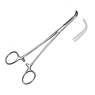 Forceps hémostatiques droits en acier inoxydable de haute qualité, 16 cm/ 6 1/4 pouces - Product Image 4