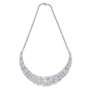 Conjunto de Gargantilla Premium de Moissanita Polki Kundan sin Cortar con Piedras Talladas de Perla Blanca y Perlas, Incluye Pendientes y Collar de Novia - Product Image 2