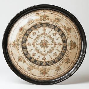 Placa de cargador de resina Golden Pearl Burst, acentos metálicos, diseño Art Deco ligero para decoración moderna del hogar, celebraciones navideñas - Product Image 3