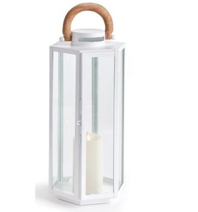 Hot Vantage Premium Style Combinación de acero inoxidable y vidrio Vela Linterna Nuevo diseño y color Decoración para el hogar y la Navidad - Product Image 5