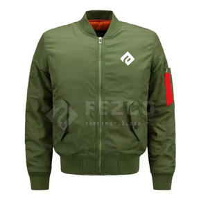 แจ็คเก็ตบอมเบอร์ผู้ชาย ดีไซน์ล่าสุด ราคาถูก ผลิตตามสั่ง คุณภาพสูง สำหรับฤดูหนาว บริการ OEM ระบายอากาศได้ดี เป็นมิตรกับสิ่งแวดล้อม - Product Image 3