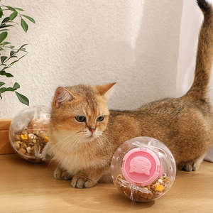 Distributeur de nourriture interactif moderne pour animaux de compagnie, balle de jeu réglable, distributeur automatique de nourriture pour chat - Product Image 3