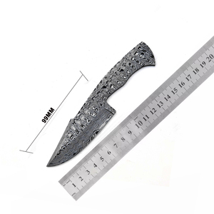 Ultra Sharp Damascus Knife Blank High-Performance Customizable Survival <b>Tool</b> Rugged Patterns for Hunting Outdoor DIY OEM - Product Image 6