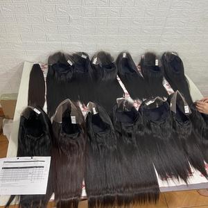 Pelucas frontales de encaje Full Hd sin pegamento, pelucas de cabello humano vietnamita virgen 100% sin procesar alineadas con cutícula para mujeres negras - Product Image 6